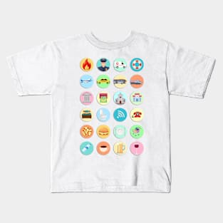 Traveler's Shirt (color version) Kids T-Shirt